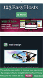 Mobile Screenshot of 123easyhosts.co.uk