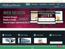 Tablet Screenshot of 123easyhosts.co.uk